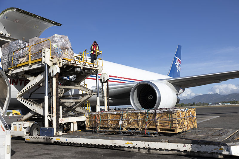 How does Air cargo support the economy?