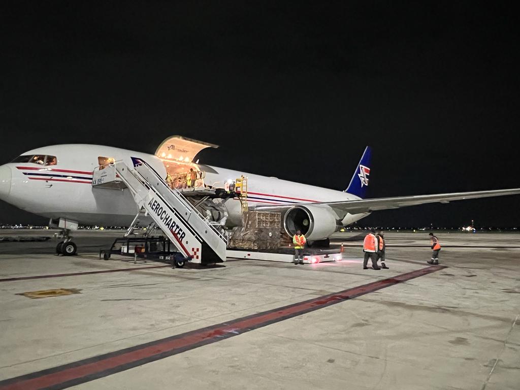 Amerijet operated first flight to Felipe Ángeles International Airport in Mexico